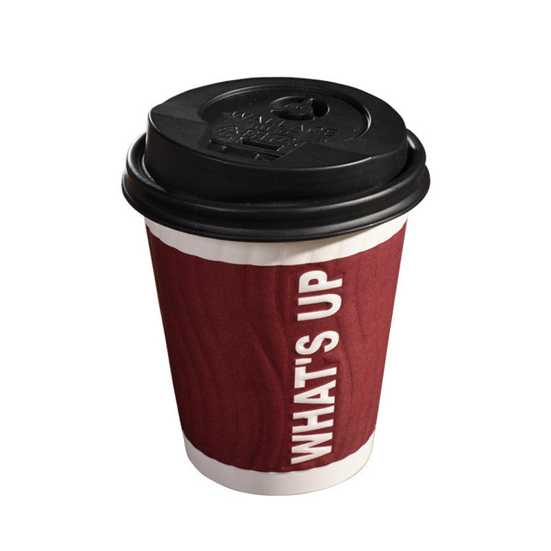 Embossed-Paper-Water-Cups-2oz-32oz-Disposable-Hot-Cold-Drinks-Coffee-Paper-Cups